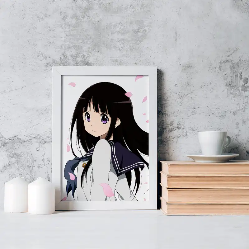 تابلو خندالو مدل چیتاندا انیمه هیوکا Hyouka کد 17056