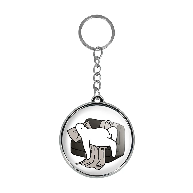 جاکلیدی خندالو طرح تنبل خسته مدل دوطرفه کد 2941229413