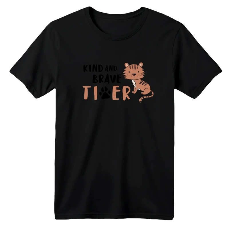 تی شرت آستین کوتاه بچگانه مدل ببر