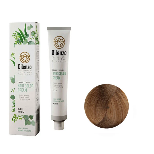 رنگ مو دیلنزو شماره 7B سری بژ حجم 100 میلی لیتر رنگ بلوند بژ متوسط