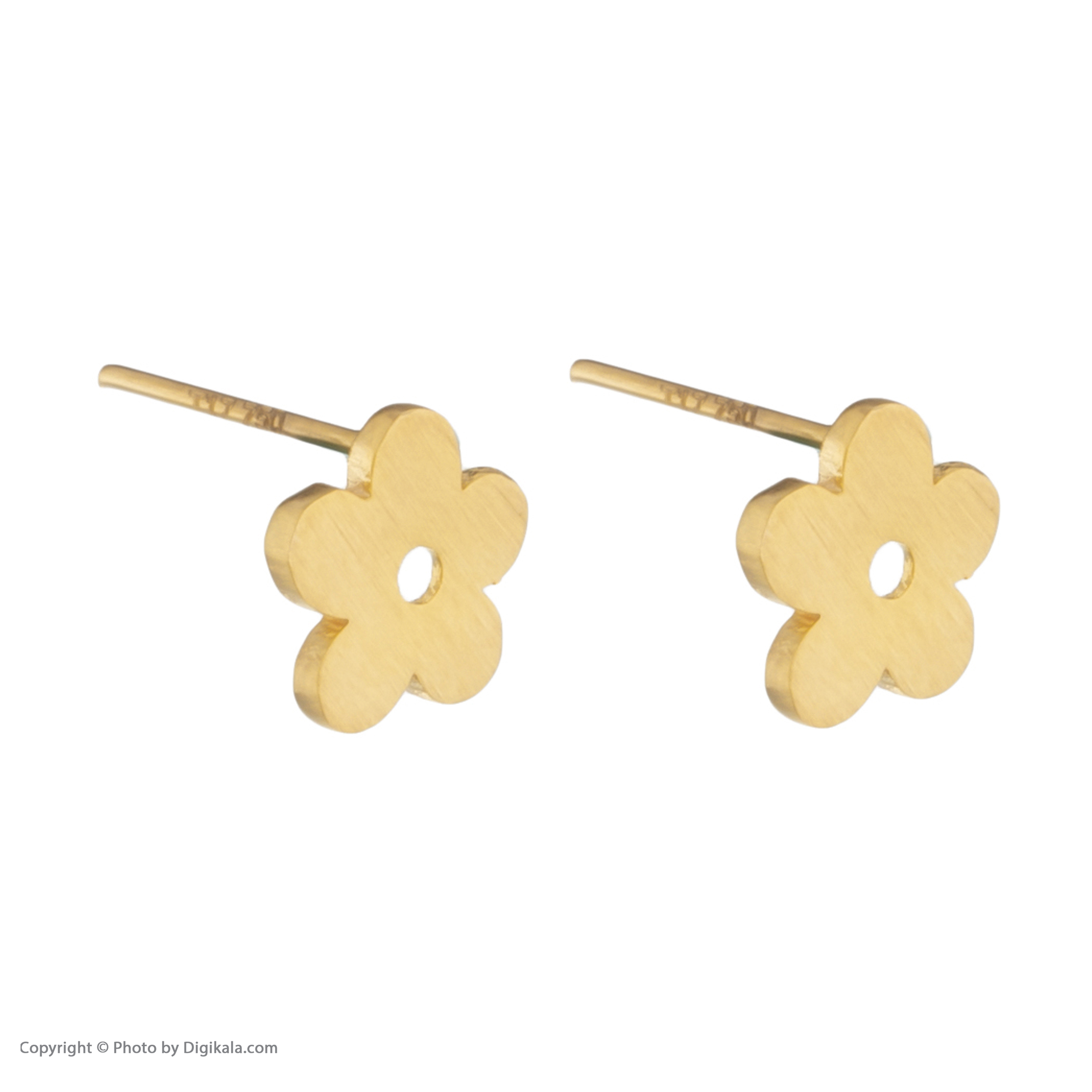 گوشواره طلا 18 عیار زنانه تاج مدل G540-e