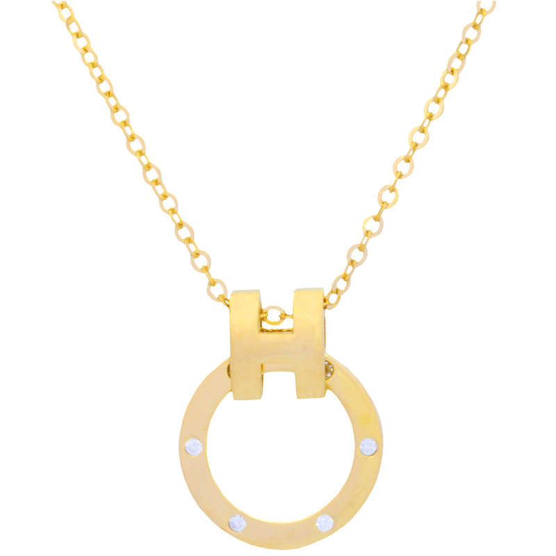 گردنبند طلا 18 عیار زنانه طلای مستجابی مدل هرمس کد 125368