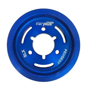 پولی سر میل لنگ کار پلاس تیونینگ کد CPT-SLX BLUE مناسب برای پژو 405slx و پرشیا tu5