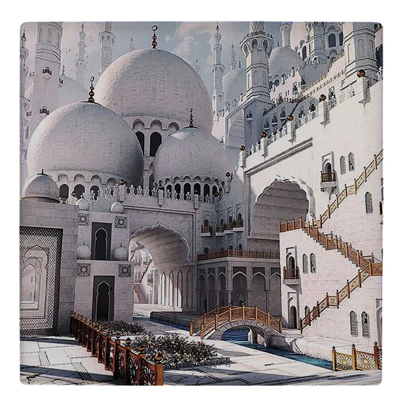 زیر لیوانی  طرح معماری هندی کد    5352907_3916