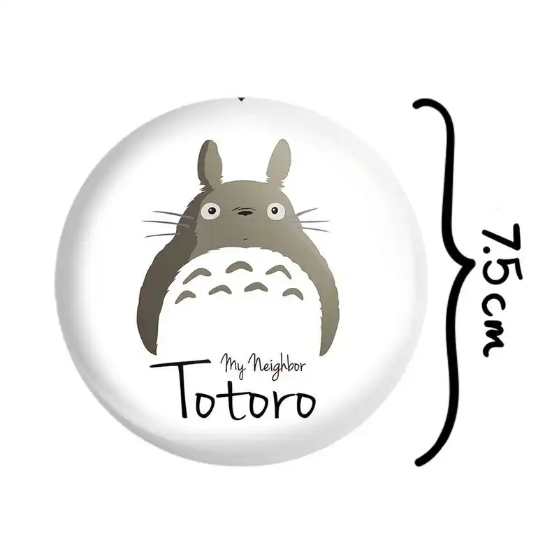 آینه جیبی خندالو طرح انیمه توتورو Totoro  کد 4544