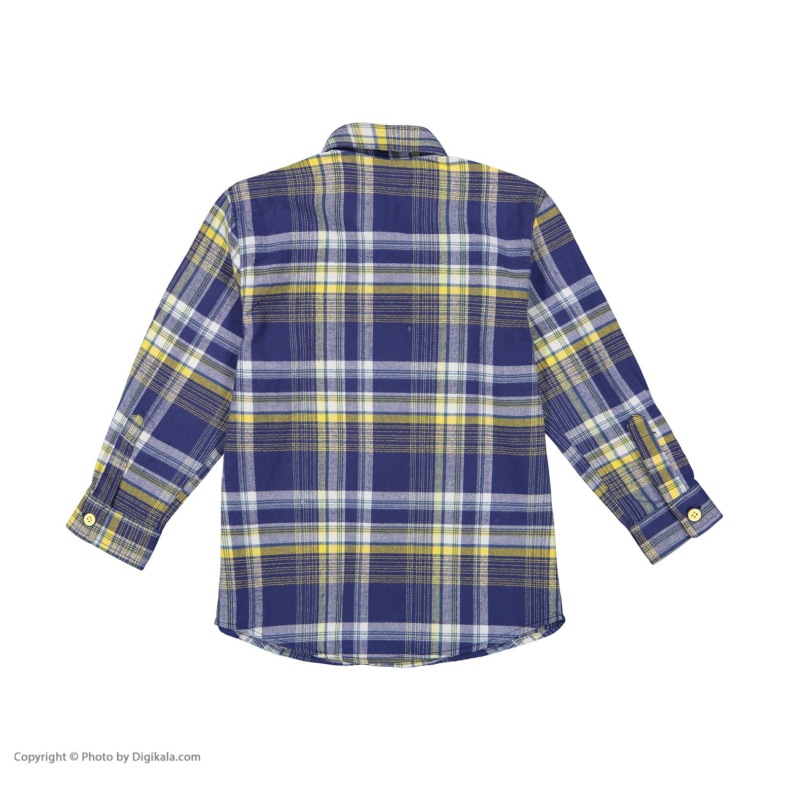 پیراهن پسرانه ال سی وایکیکی مدل W132649Z4-G5P-YELLOWCHECK -  - 3