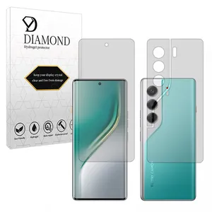 Diamond Tough model transparent screen protector suitable for Tecno Camon 40 Pro mobile phone along with the back protector
