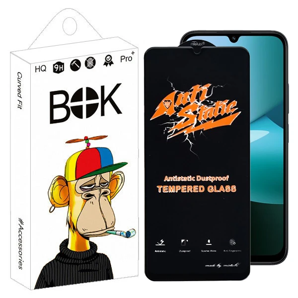 محافظ صفحه نمایش بوک مدل Anti-Static Safion مناسب برای گوشی موبایل شیائومی Redmi 15C