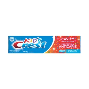 خمیر دندان کودک کرست مدل Cavity protection حجم 100 میلی لیتر