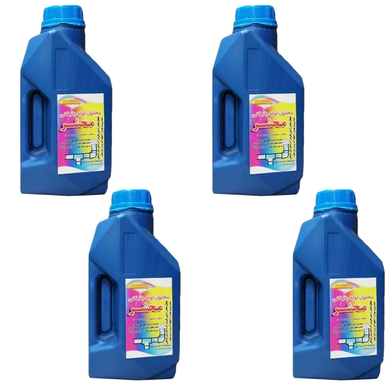 مایع لوله بازکن محشر مدل Remover حجم 1000 میلی لیتر مجموعه 4 عددی