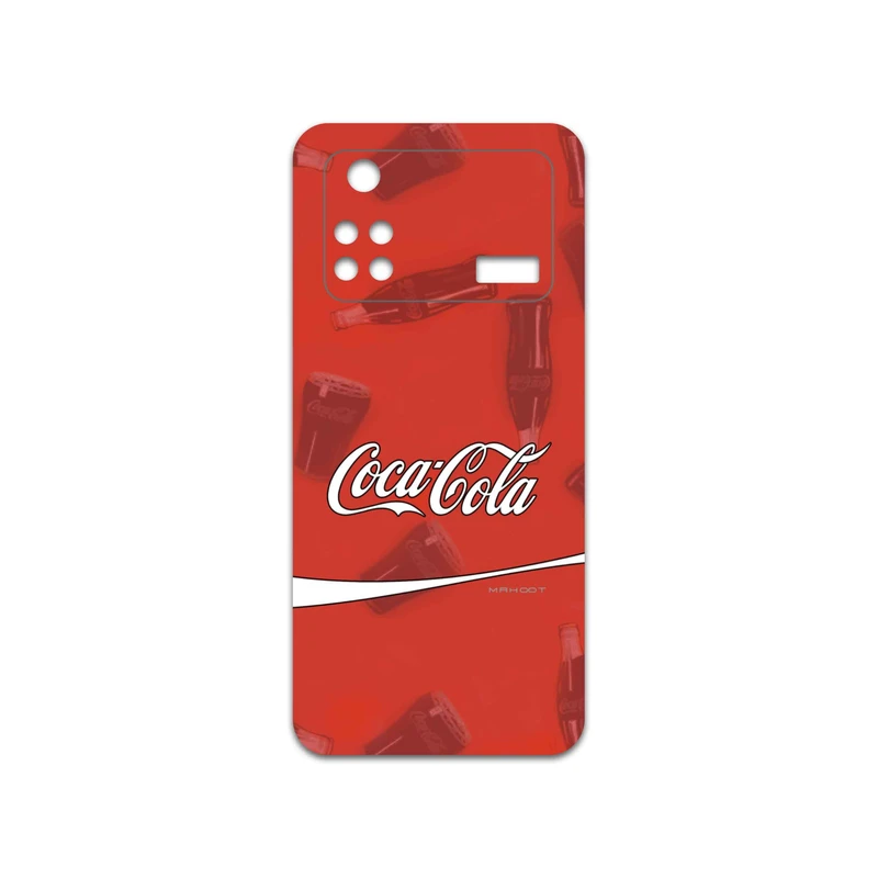 برچسب پوششی ماهوت مدل Coca-Cola-Logo مناسب برای گوشی موبایل شیائومی Poco M4 Pro 4G