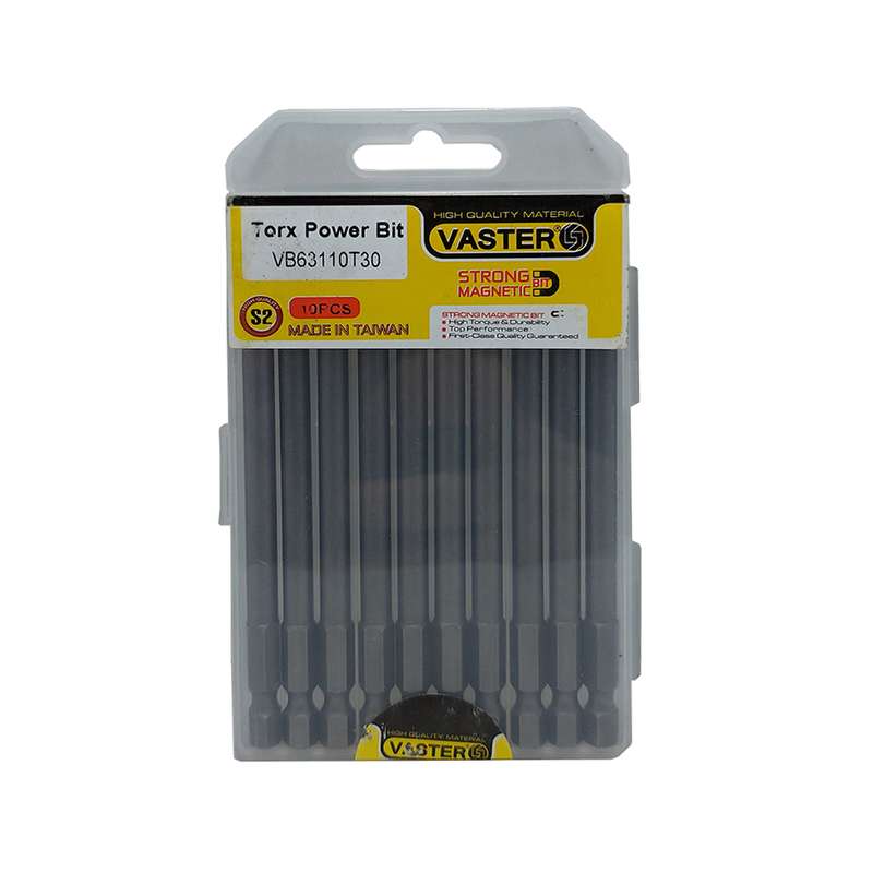 مجموعه 10 عددی سری پیج گوشتی T30 واستر مدل vbt30 مجموعه 10 عددی سری پیج گوشتی T30 واستر مدل vbt30