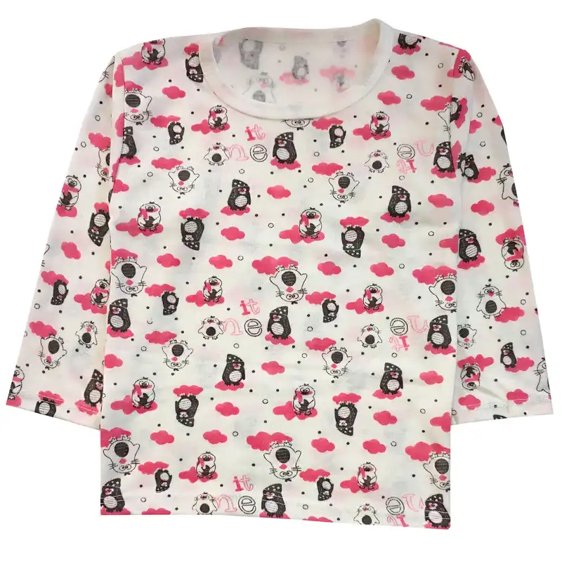 ست تی شرت و شلوار بچگانه مدل پنگوئن کد 4000