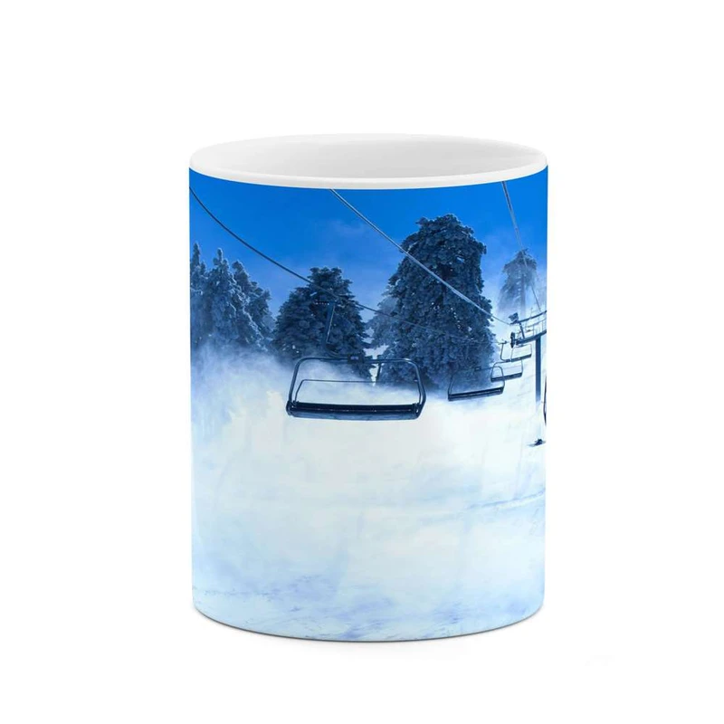 ماگ کاکتی مدل منظره برفی کد mgh15111