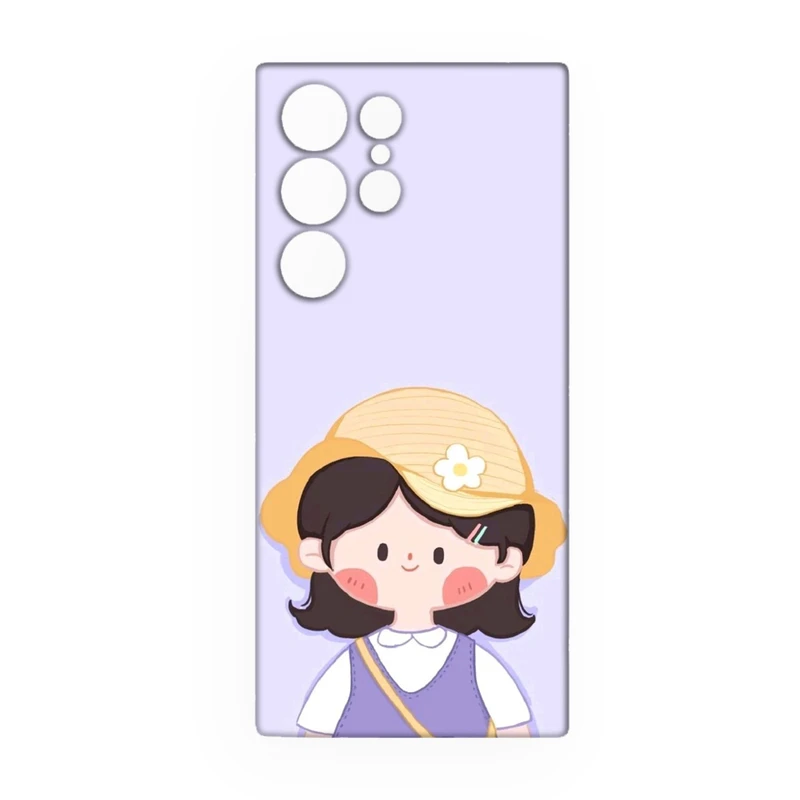کاور طرح دخترانه کد 101 مناسب برای گوشی موبایل سامسونگ Galaxy S21 Ultra