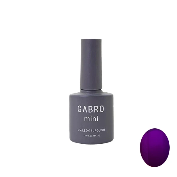 لاک ژل براق ناخن گبرو مدل آبنباتی شماره 212 رنگ بنفش