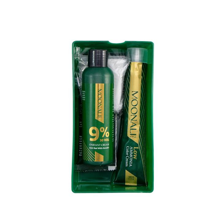 کیت رنگ مو مونالی اسکای شماره 6.2 حجم 100 میلی لیتر رنگ بلوند دودی متوسط