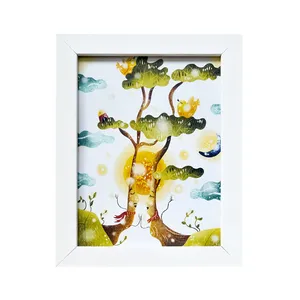 تابلو مدل درخت دوستی کد NA-W09 فریم سفید