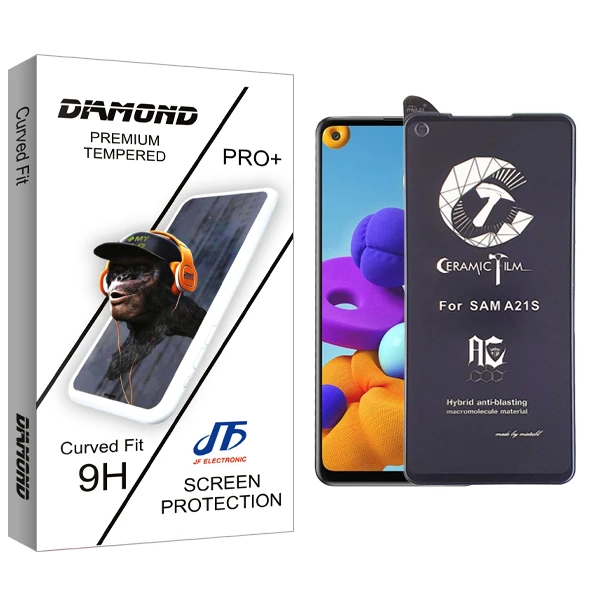 محافظ صفحه نمایش سرامیکی مات میتوبل جی اف مدل +Diamond مناسب برای گوشی موبایل سامسونگ Galaxy A21s
