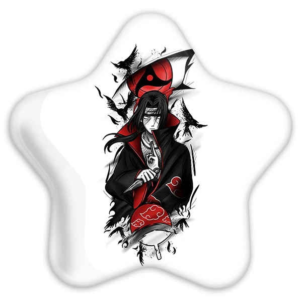 پیکسل خندالو طرح انیمه ناروتو شارینگان مدل ستاره ای کد 10565