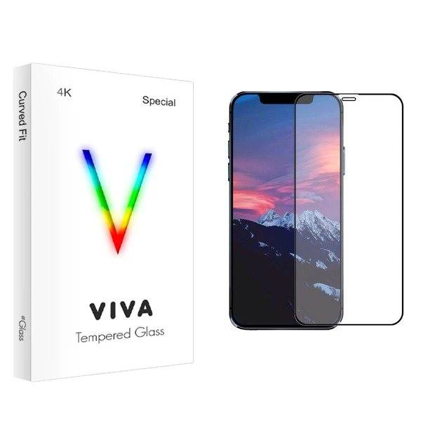 محافظ صفحه نمایش سرامیکی ویوا مدل 4K مناسب برای گوشی موبایل اپل iPhone 12 Pro Max