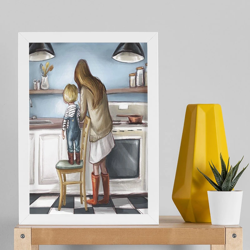 تابلو طرح روز مادر کد YW2111