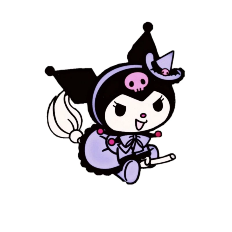 استیکر پارچه و لباس پاد آفرین مدل کارتونی کورومی kuromi کد 157