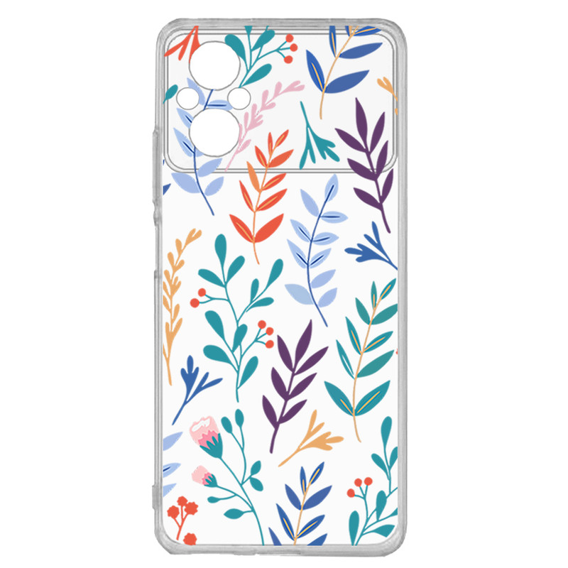 کاور طرح Tiny Leaves مناسب برای گوشی موبایل شیائومی Poco M5 