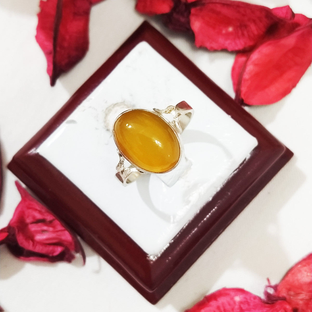 انگشتر نقره زنانه سلین کالا مدل شرف الشمس ce-As107