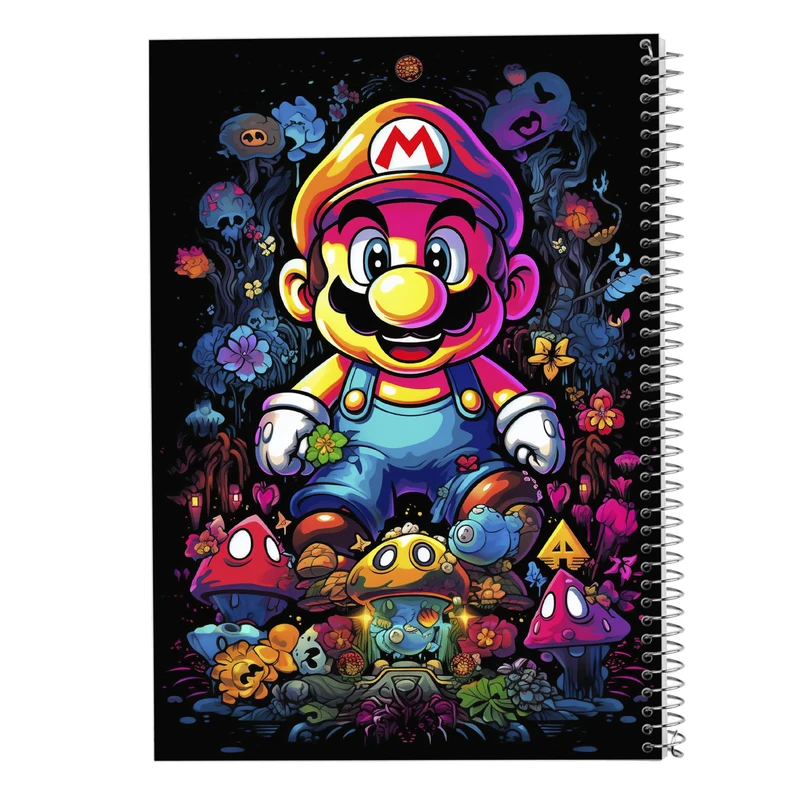 دفتر ژورنال نویسی 50 برگ مدوپد مدل نقطه ای طرح سوپرماریو super mario کد DF2954