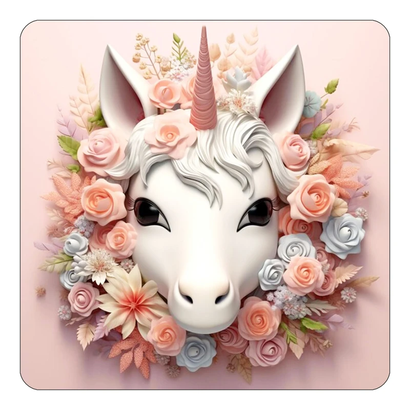 مگنت کاکتی طرح اسب تک شاخ و یونیکورن مدل mp32217