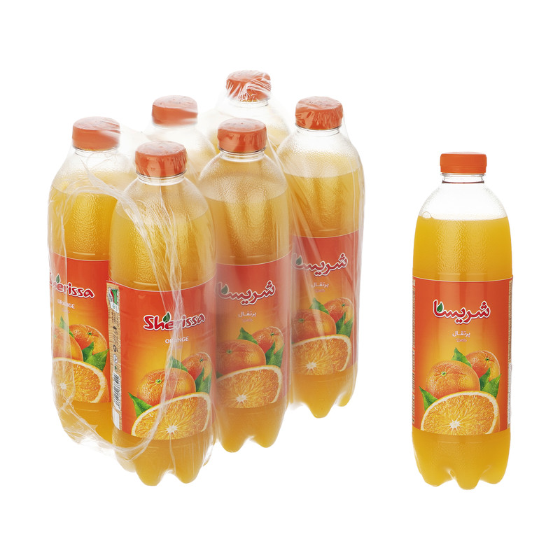 نوشیدنی پرتقال شریسا - 1300 میلی لیتر بسته 6 عددی