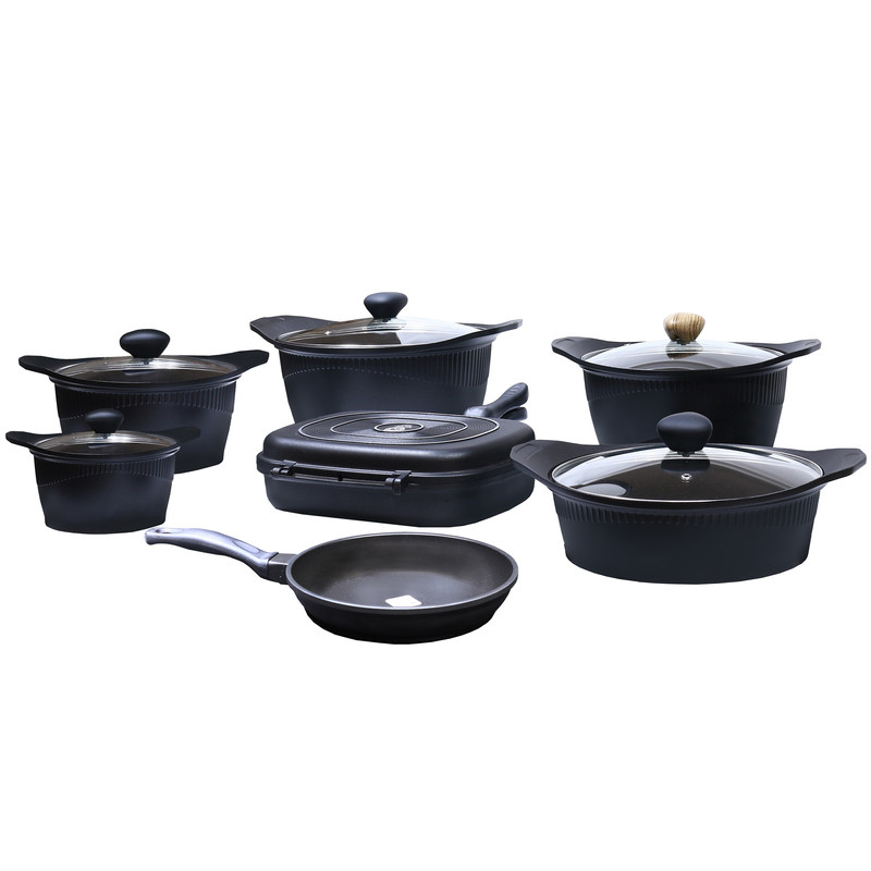  سرویس پخت و پز 13 پارچه سافینوکس مدل non stick cookware