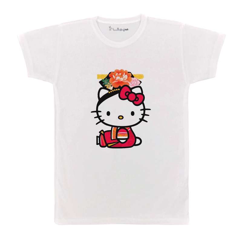 تی شرت بچگانه پرمانه طرح Kitty کد pmt.2378