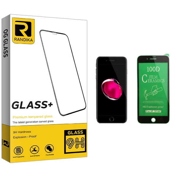 محافظ صفحه نمایش سرامیکی راندیکا مدل GLD مناسب برای گوشی موبایل اپل iPhone 8 Plus