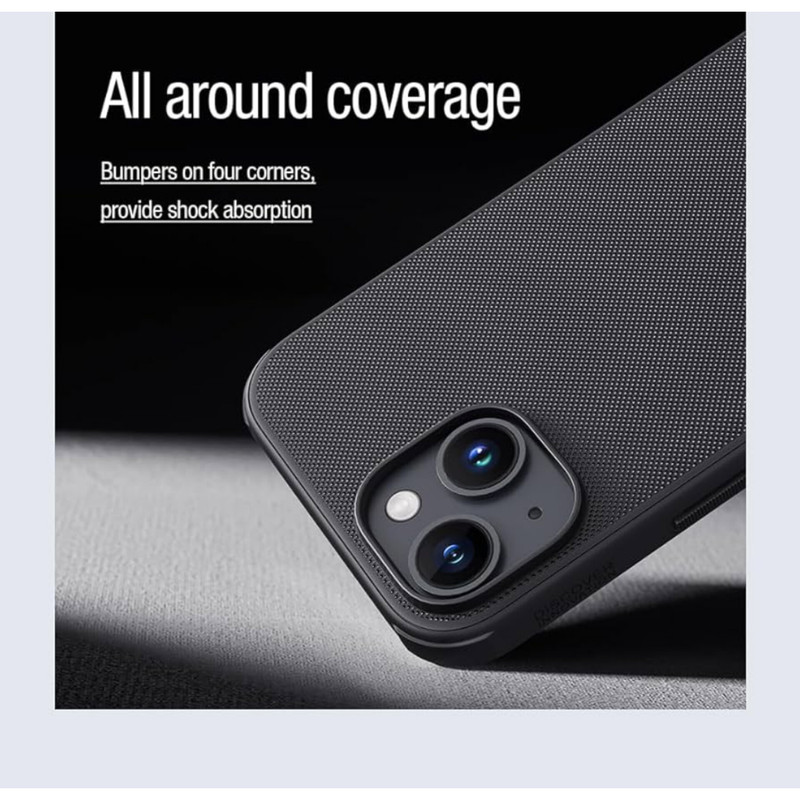 کاور نیلکین مدل Super Frosted Shield Pro مناسب برای گوشی موبایل اپل iPhone 15