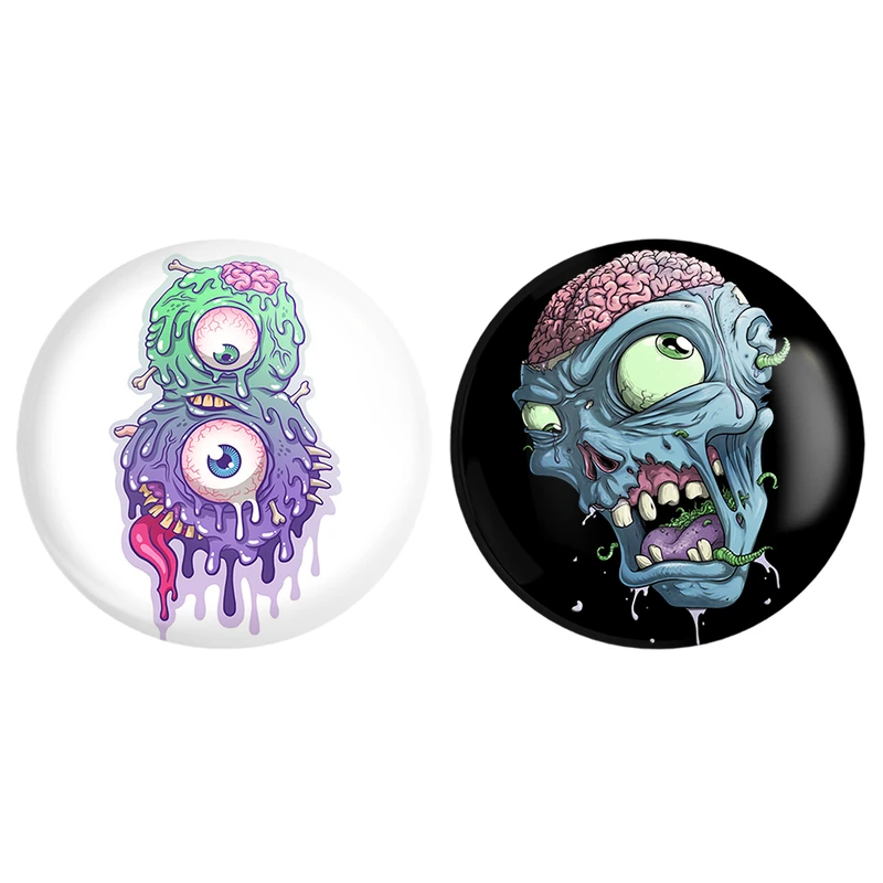 مگنت خندالو طرح چشم و زامبی کد 15391536 مجموعه 2 عددی