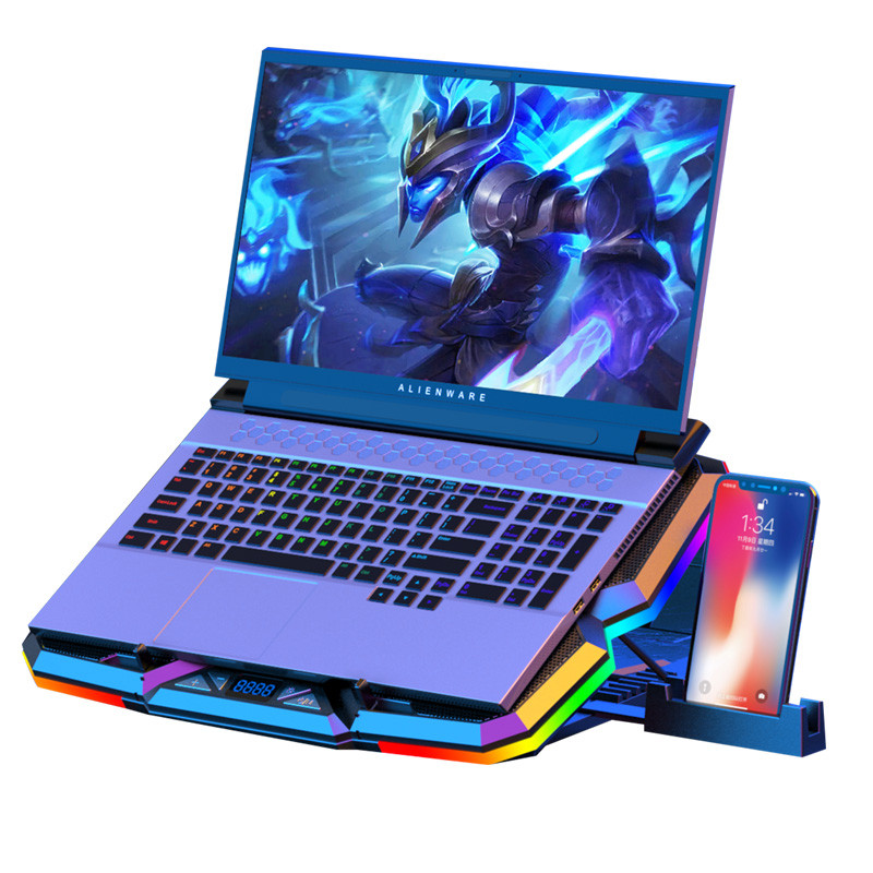 پایه خنک کننده  لپ تاپ کول کلد مدل K44-RGB-R 1