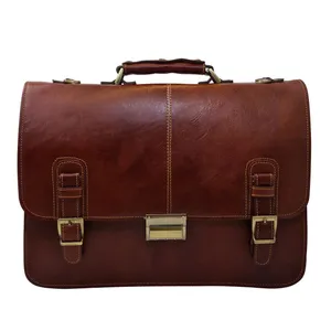 کیف اداری مردانه مدل آفاق چرم طبیعی کد A_660 