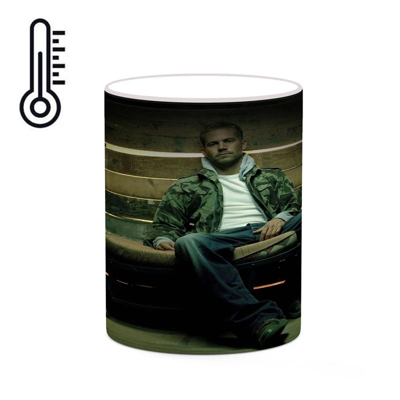 ماگ حرارتی کاکتی طرح پائول واکر Paul Walker مدل mgh27074