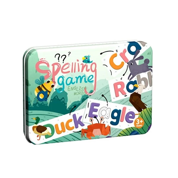 بازی آموزشی انگلیسی مدل چوبی کارتهای وایت بردی