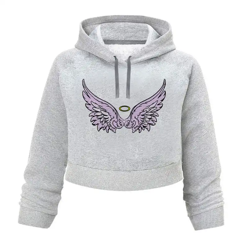 کراپ هودی زنانه مدل K176 T