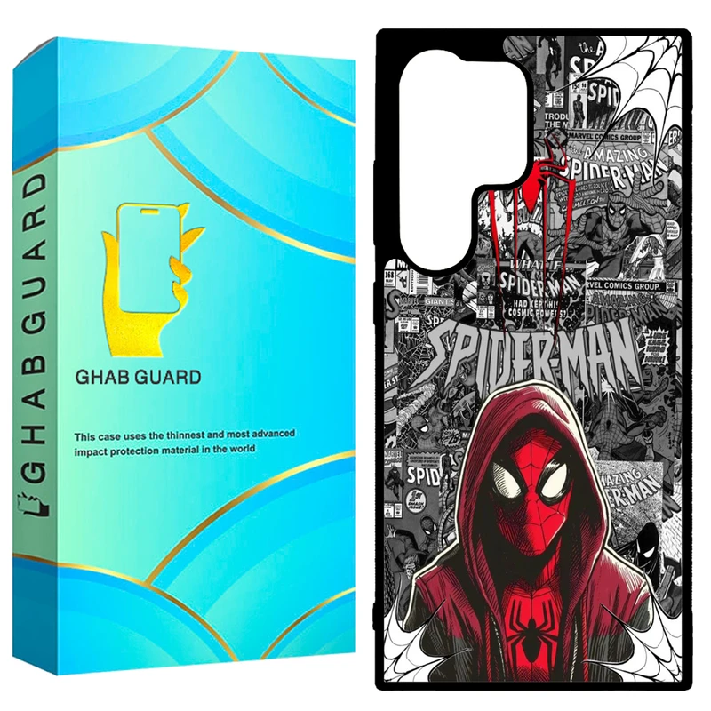 کاور قاب گارد طرح اسپایدر من مدل GCHPD24U مناسب برای گوشی موبایل سامسونگ Galaxy S24 Ultra 5G