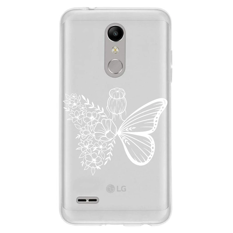 کاور مگافون طرح دختر پروانه ای مدل C53-W مناسب برای گوشی موبایل ال جی K10 2017