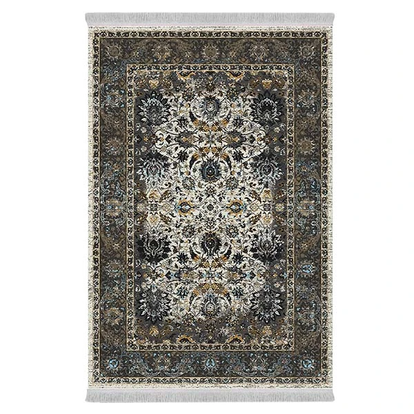 فرش پارچه‌ای دفه مدل فرشینه طرح مدرن کد 13