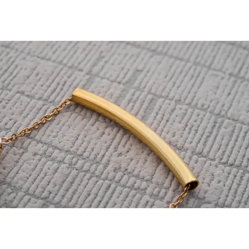 گردنبند طلا 18 عیار زنانه مدل NMN5454