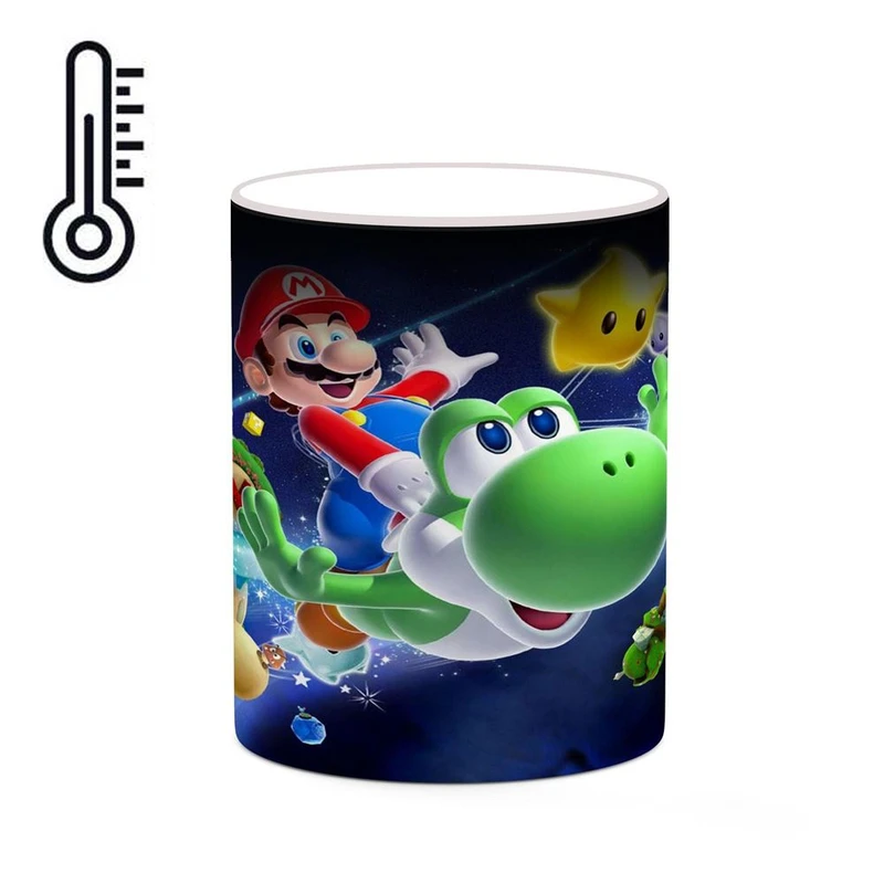 ماگ حرارتی کاکتی مدل بازی سوپر ماریو Super Mario Galaxy کد mgh30589