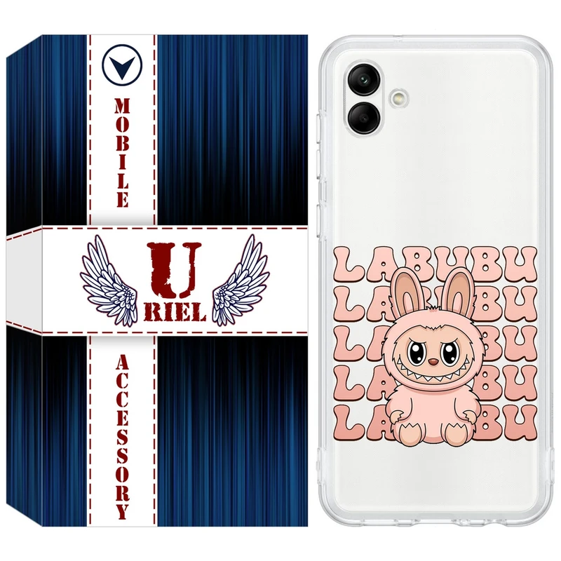 کاور یوریل مدل Clear کد 133 طرح لبوبو Labubu مناسب برای گوشی موبایل سامسونگ Galaxy A04e