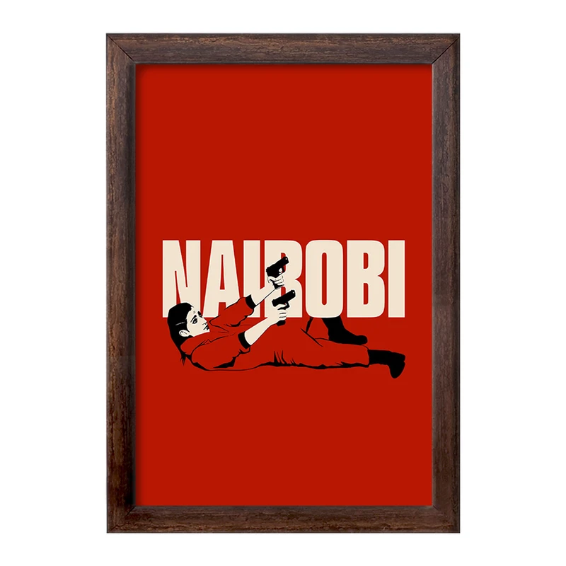 تابلو خندالو طرح نایروبی سریال خانه ی کاغذی کد F1714