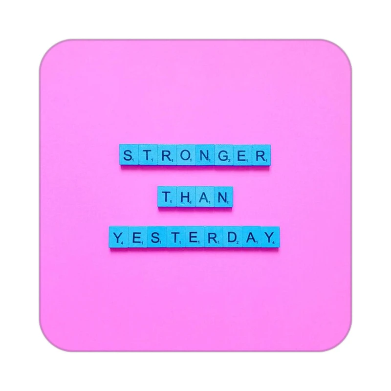 زیر لیوانی کاکتی طرح جملات انگیزشی و مثبت مدل mp24732